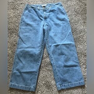 Cherokee Women’s Wider Leg Ankle/Crop Denim Jeans - Size 10